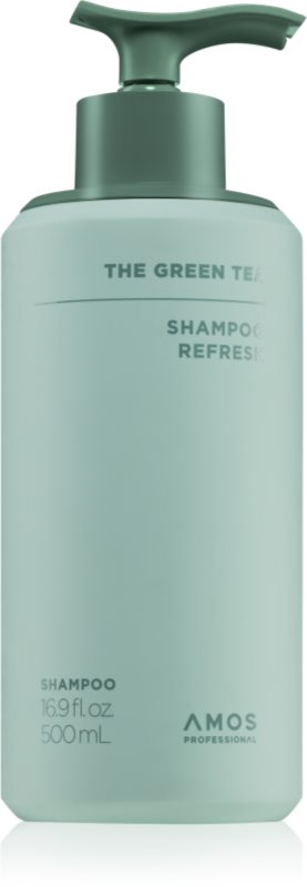 AMOS PROFESSIONAL The Green Tea Shampoo Refresh Șampon împotriva căderii părului pentru scalp normal spre uscat 500 ml
