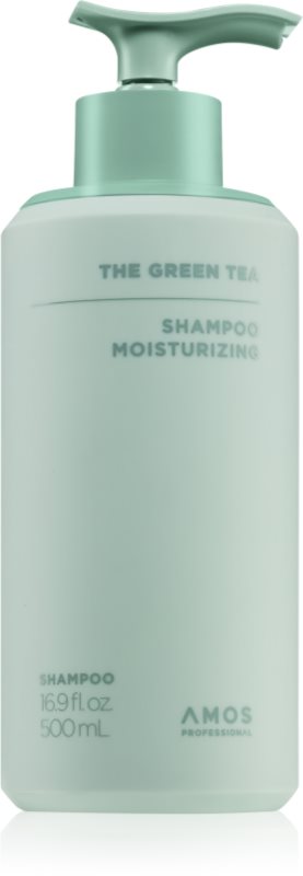 AMOS PROFESSIONAL The Green Tea Shampoo Moisturizing șampon intens hrănitor impotriva caderii parului 500 g