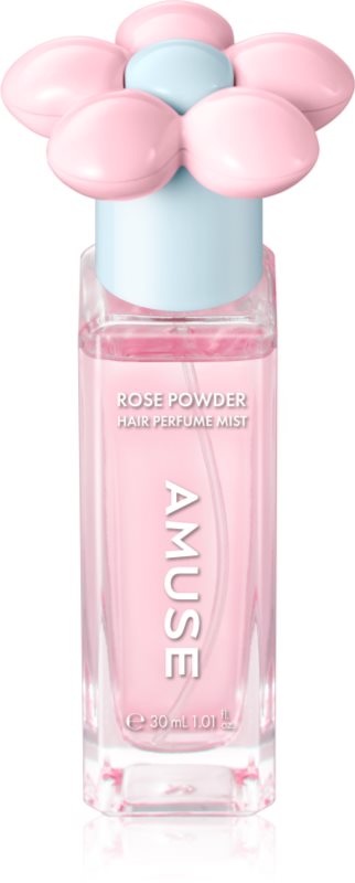 AMUSE Hair Perfume Mist brumă parfumată pentru păr cu parfum Rose Powder 30 ml