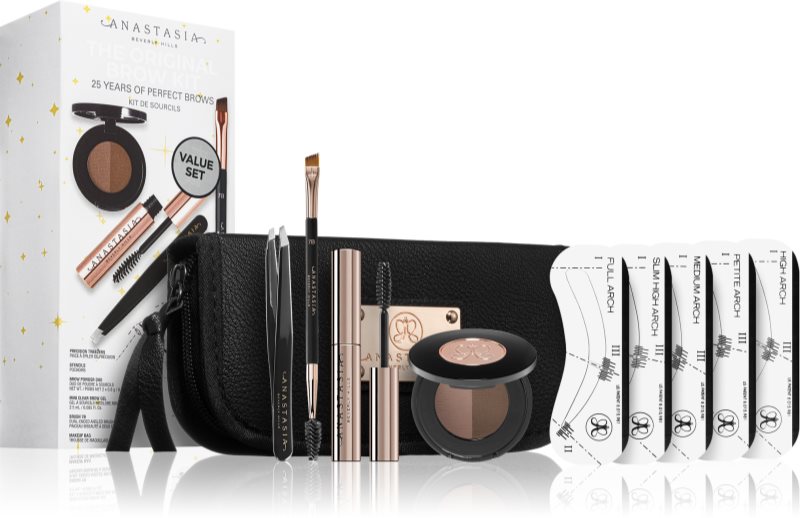 Anastasia Beverly Hills OG Brow Kit set cadou culoare Ebony