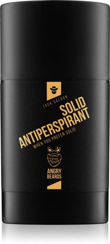 Angry Beards Jack Saloon Solid Antiperspirant antiperspirant puternic pentru barbati 50 ml