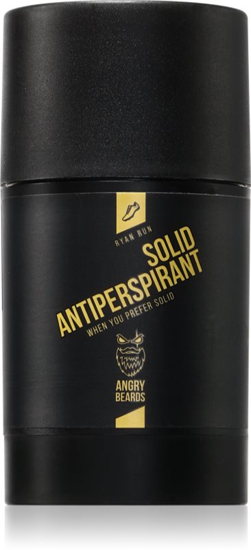 Angry Beards Ryan Run Solid Antiperspirant antiperspirant puternic pentru barbati 50 ml