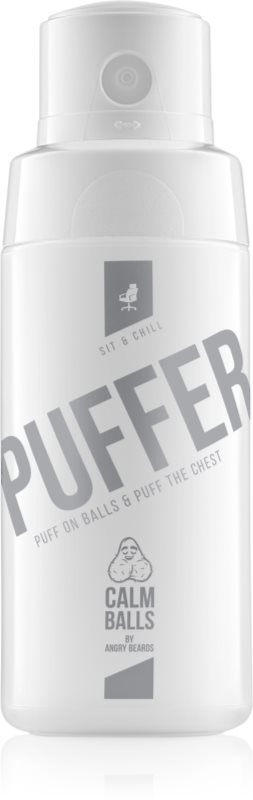 Angry Beards Puffer Sit & Chill pudra de curatare pentru partile intime 57 g