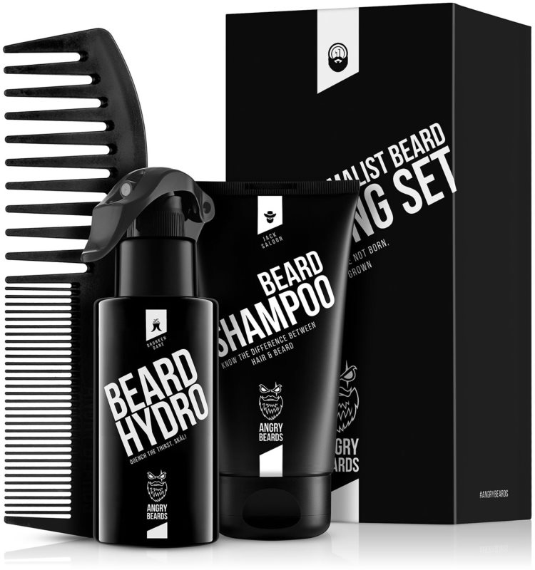 Angry Beards Minimalist Grooming Set set pentru barbă