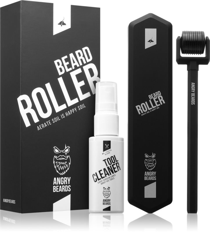 Angry Beards Beard Roller tratament pentru stimularea creșterii bărbii