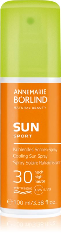 ANNEMARIE BÖRLIND SUN SPORT spray protector pentru plajă cu efect racoritor SPF 30 100 ml