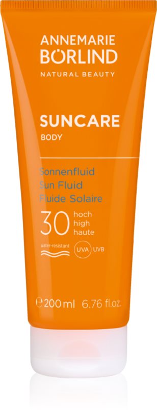 ANNEMARIE BÖRLIND SUNCARE fluid corp plaja SPF 30 200 ml