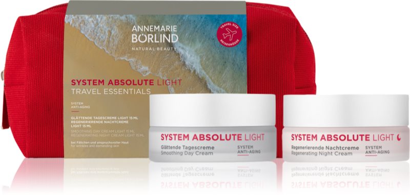ANNEMARIE BÖRLIND SYSTEM ABSOLUTE LIGHT Travel Essentials set cadou pentru o piele perfecta