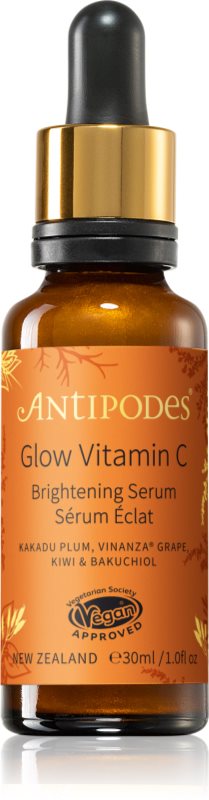 Antipodes Glow Vitamin C ser cu efect iluminator impotriva primelor semne de imbatranire ale pielii