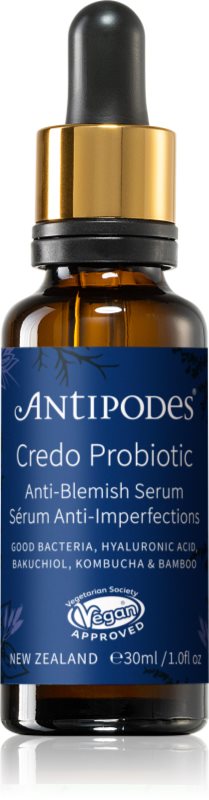 Antipodes Credo Probiotic Anti-Blemish Serum ser revitalizant cu probiotice 30 ml