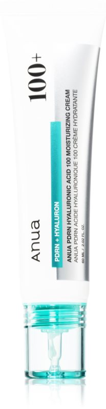 Anua PDRN 100 Hyaluronic Acid Moisturizing Cream crema puternic hidratanta cu colagen 60 ml