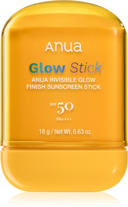 Anua Invisible Glow Finish Sunscreen Stick stick hidratant protector cu efect iluminator SPF 50 18 g
