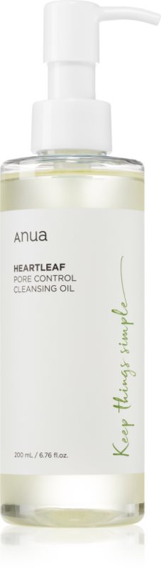Anua Heartleaf Pore Control Cleansing Oil ulei pentru indepartarea machiajului Ulei de curățare cu efect de hidratare 200 ml