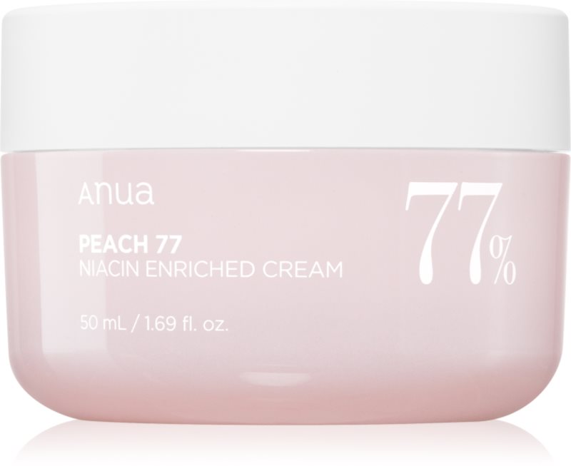 Anua Peach 77% Niacin Enriched Cream crema pentru refacerea umiditatii 50 ml