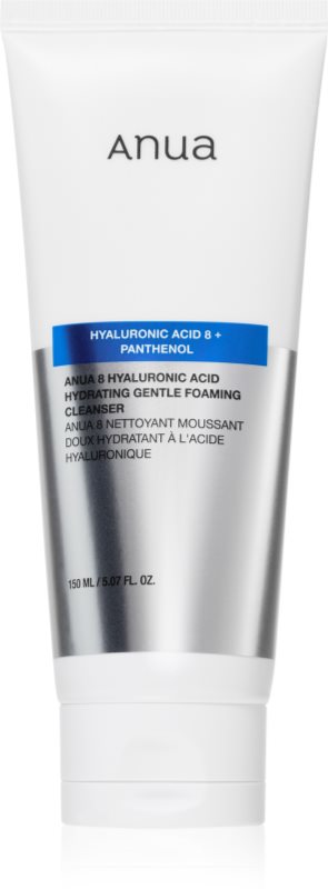 Anua Hyaluronic Acid 8 Hydrating Gentle Foaming Cleanser demachiant spumant delicat cu acid hialuronic 150 ml