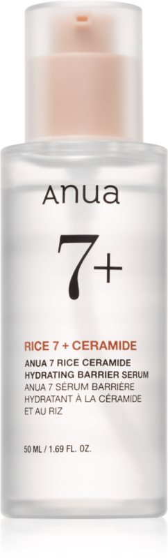 Anua Rice 7 Ceramide Hydrating Barrier Serum ser de piele intens hidratant reface bariera protectoare a pielii 50 ml