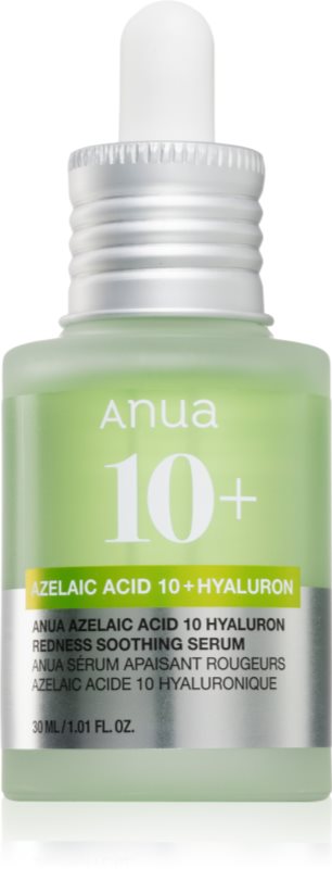 Anua Azelaic Acid 10+ Hyaluron Redness Soothing Serum ser calmant impotriva petelor rosii cu efect de hidratare 30 ml