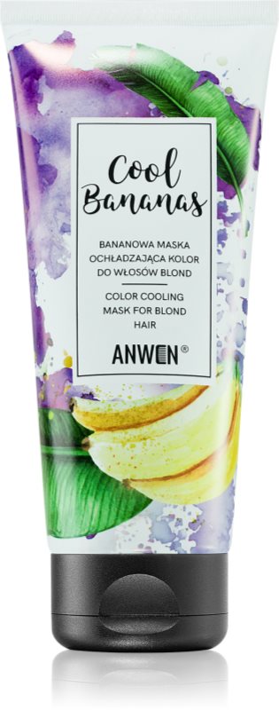 Anwen Cool Bananas mască colorantă pentru par blond 200 ml