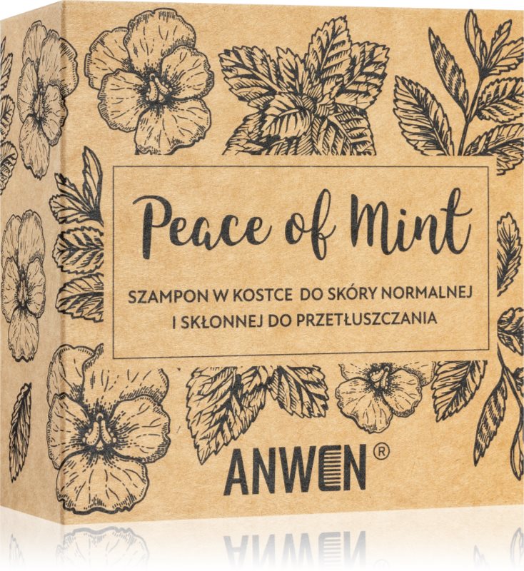 Anwen Peace of Mint șampon solid in alu can 75 g