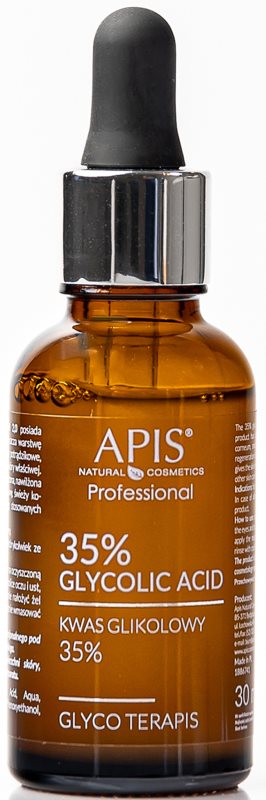 Apis Natural Cosmetics TerApis 35% Glycolic Acid ser exfoliant de netezire pentru regenerarea și reînnoirea pielii 30 ml