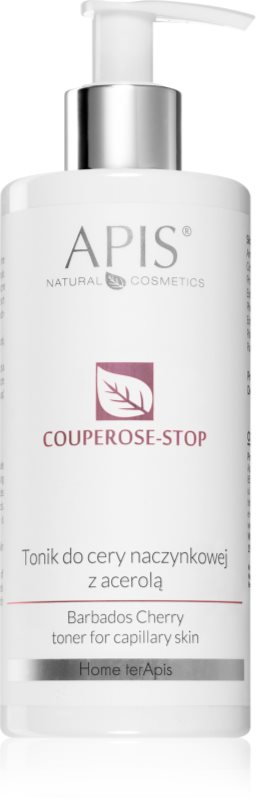 Apis Natural Cosmetics Couperose-Stop tonic hidratant pentru piele sensibila cu tendinte de inrosire 300 ml
