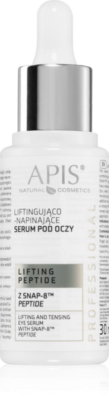 Apis Natural Cosmetics Lifting Peptide SNAP-8™ ser de ochi pentru fermitate pentru ten matur 30 ml