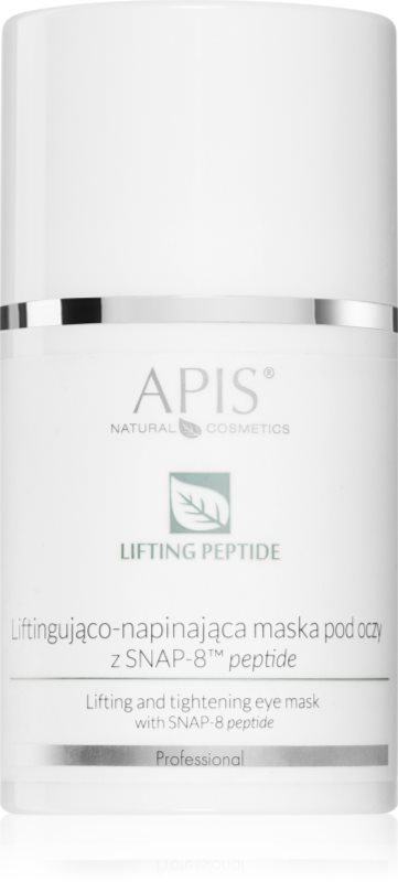 Apis Natural Cosmetics Lifting Peptide SNAP-8™ mască pentru ochi, cu efect de netezire cu peptide 50 ml