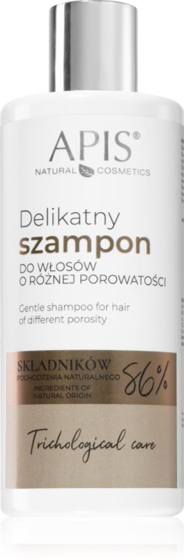 Apis Natural Cosmetics Trichological Care sampon delicat pentru toate tipurile de păr 300 ml