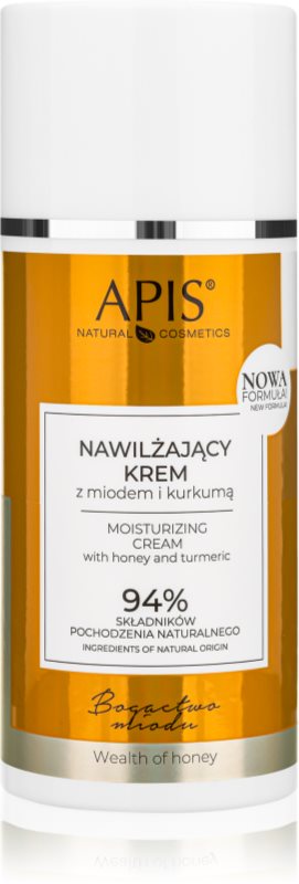 Apis Natural Cosmetics Wealth Of Honey cremă hidratantă pentru ten uscat și sensibil 100 ml