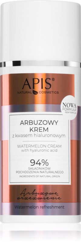 Apis Natural Cosmetics Watermelon Refreshment crema hidratanta usoara pentru piele mixta spre grasa 100 ml