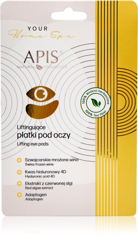 Apis Natural Cosmetics Home Spa masca pentru ochi cu efect lifting 1 pereche