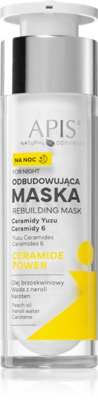 Apis Natural Cosmetics Ceramide Power cremă-mască de noapte regeneratoare cu ceramide 50 ml