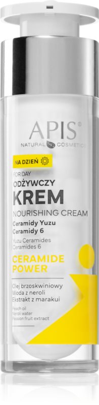 Apis Natural Cosmetics Ceramide Power crema de zi cu efect de refacere cu ceramide 50 ml