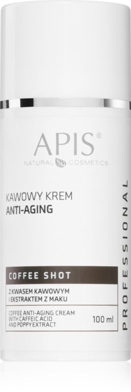 Apis Natural Cosmetics Coffee Shot Cremă cu efect de netezire și fermitate cu extract de cafea 100 ml