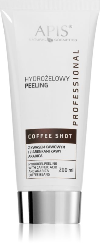 Apis Natural Cosmetics Coffee Shot exfoliant facial pentru netezirea pielii cu extract de cafea 200 ml