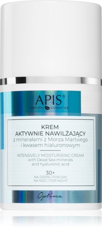 Apis Natural Cosmetics Optima crema puternic hidratanta cu minerale din Marea Moartă 30+ 50 ml