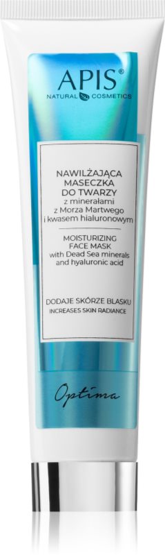 Apis Natural Cosmetics Optima masca faciala hidratanta cu minerale din Marea Moartă 100 ml