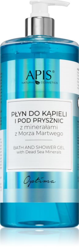 Apis Natural Cosmetics Optima gel de dus si baie cu minerale din Marea Moartă 1000 ml