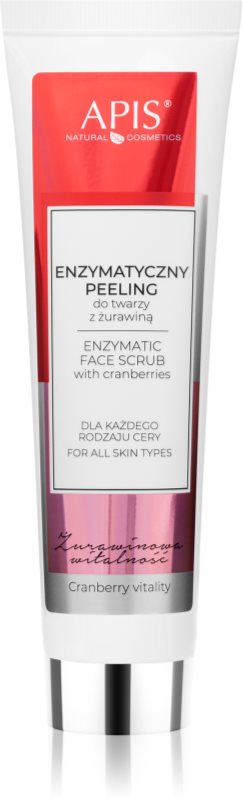 Apis Natural Cosmetics Cranberry Vitality exfoliere enzimatica blanda 100 ml