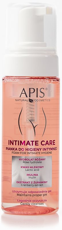 Apis Natural Cosmetics Intimate Care demachiant spumant delicat pentru igiena intima 150 ml