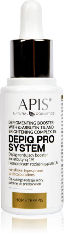 Apis Natural Cosmetics Home TerApis ser pentru depigmentare cu efect iluminator a arbutinem 30 ml