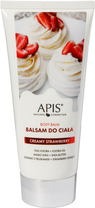 Apis Natural Cosmetics Creamy Strawberry balsam de corp hidratant 200 ml