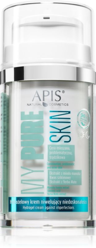 Apis Natural Cosmetics My Pure Skin crema cu textura usoara impotriva imperfectiunilor pielii 50 ml