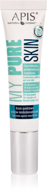 Apis Natural Cosmetics My Pure Skin tratament topic pentru acnee 15 ml