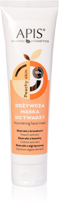 Apis Natural Cosmetics Peachy Skin mască pentru față cu efect de nutritiv 100 ml