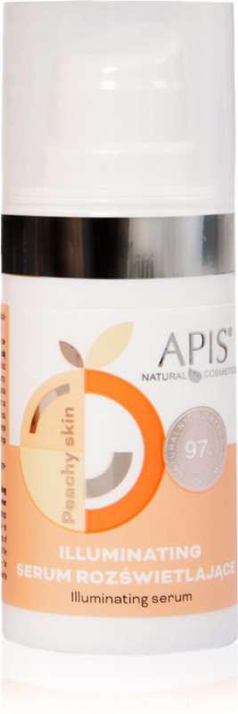 Apis Natural Cosmetics Peachy Skin ser cu efect iluminator faciale 15 ml