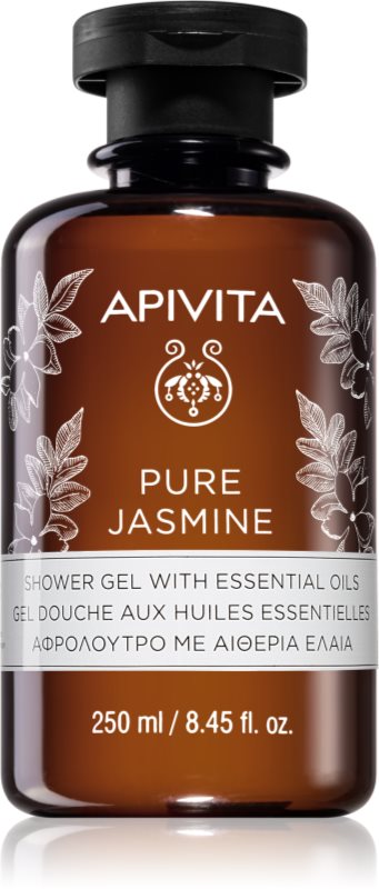 Apivita Pure Jasmine Shower Gel gel de dus hidratant cu uleiuri esentiale