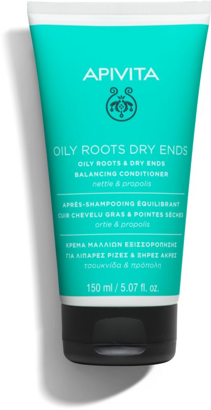 Apivita Oily Roots & Dry Ends Balancing Conditioner balsam pentru scalp gras și vârfuri uscate 150 ml