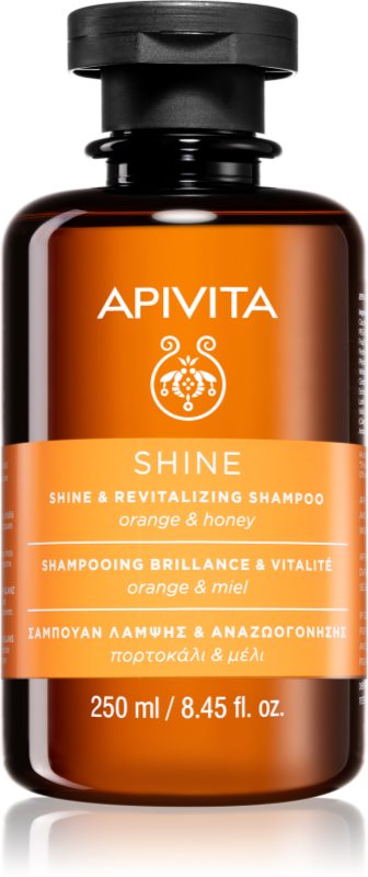 Apivita Shine Revitalizing Shampoo sampon revitalizant pentru intarire si stralucire 250 ml