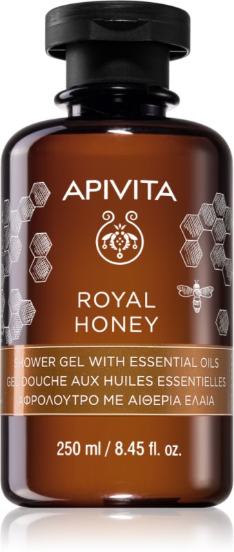 Apivita Royal Honey Creamy Shower Gel gel de dus hidratant cu uleiuri esentiale